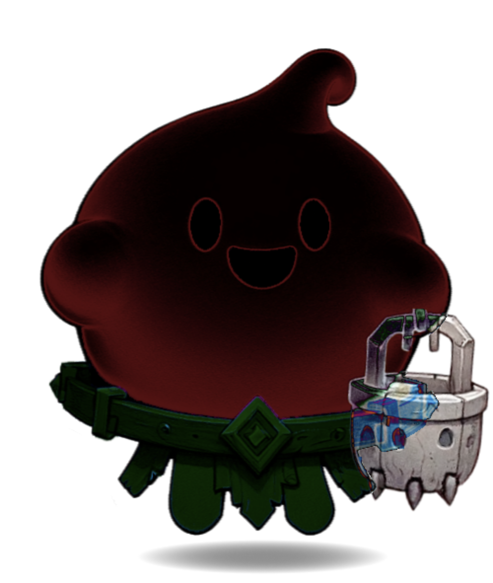 Modified image, a blue version of the video game character.
